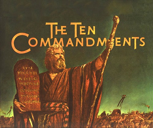 10 Commandments booklet cover-1956