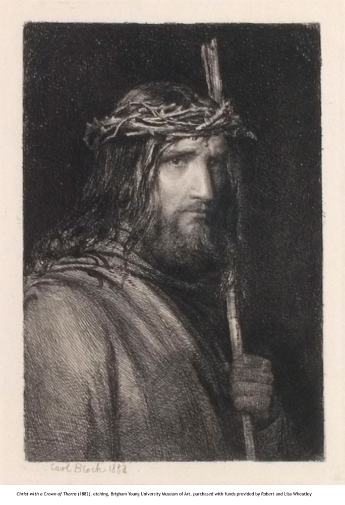 Christ with a Crown of Thorns, etching, 1882