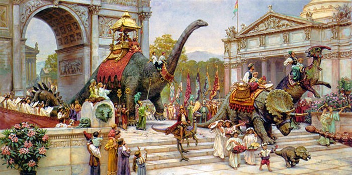 dinosaur parade