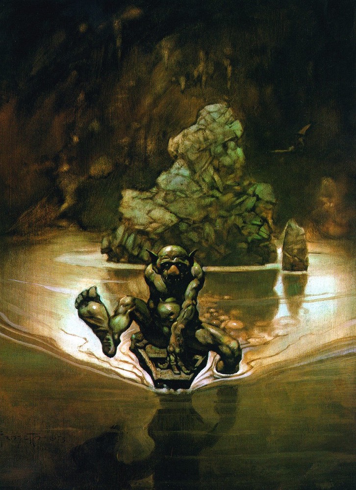 frank frazetta gollum