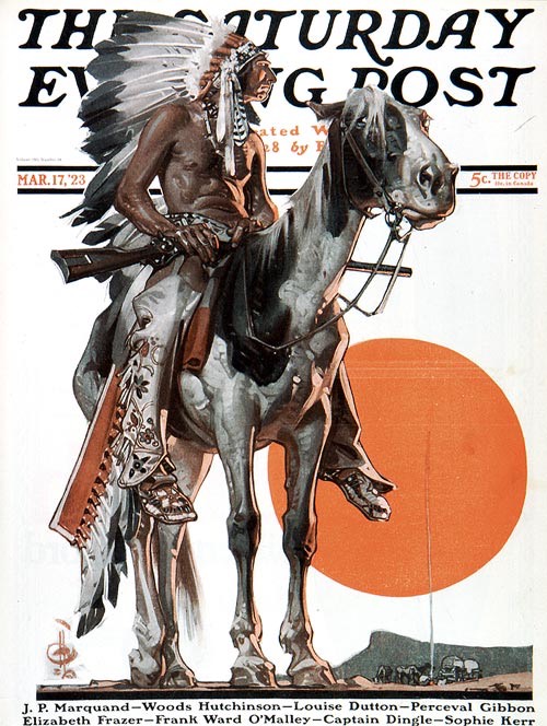 indian-sunset-j-c-leyendecker