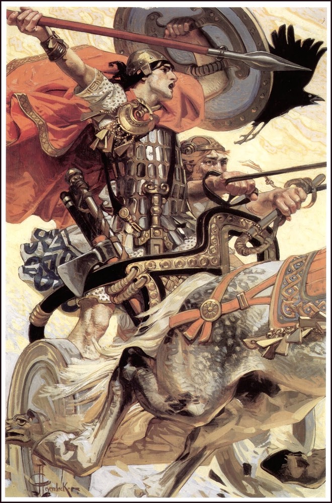 leyendecker 1907 cuchulaininbattle