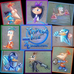 PnF Movie Sidewalk Chalk 2011