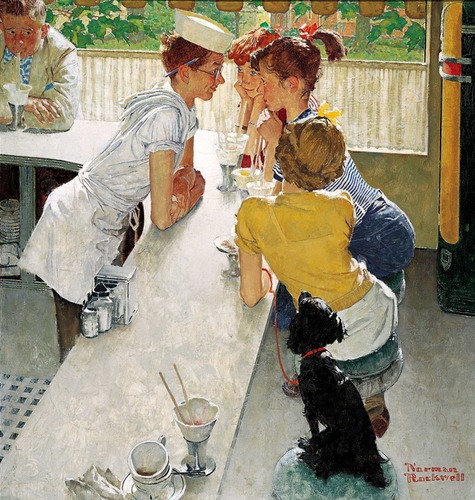 Soda Jerk Columbus painting