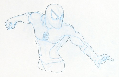 spidermanbustbanksketch