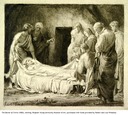 The Burial of Christ, etching, 1880